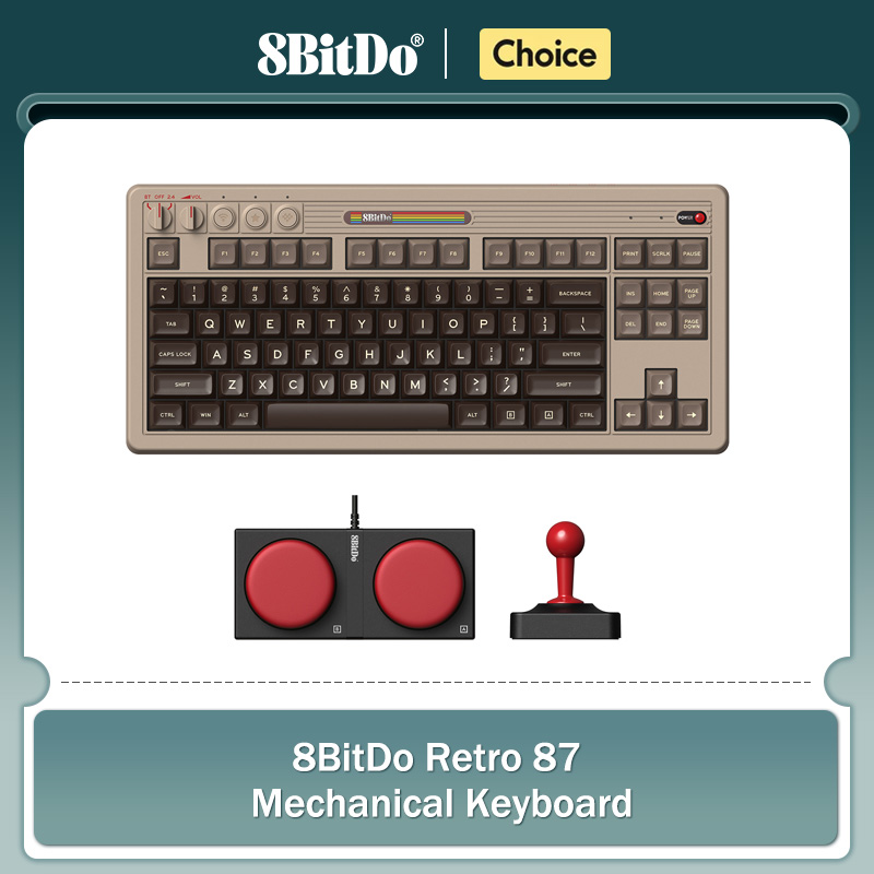Gaming Accessories Keyboards - لوحة مفاتيح ميكانيكية 8BitDo Retro، لوحة