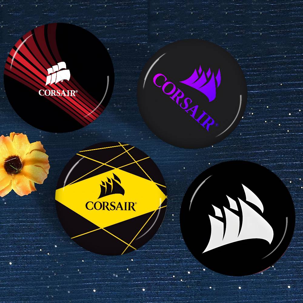 Gaming Accessories Icon - C-Corsair Gaming - دبابيس أزرار ناعمة