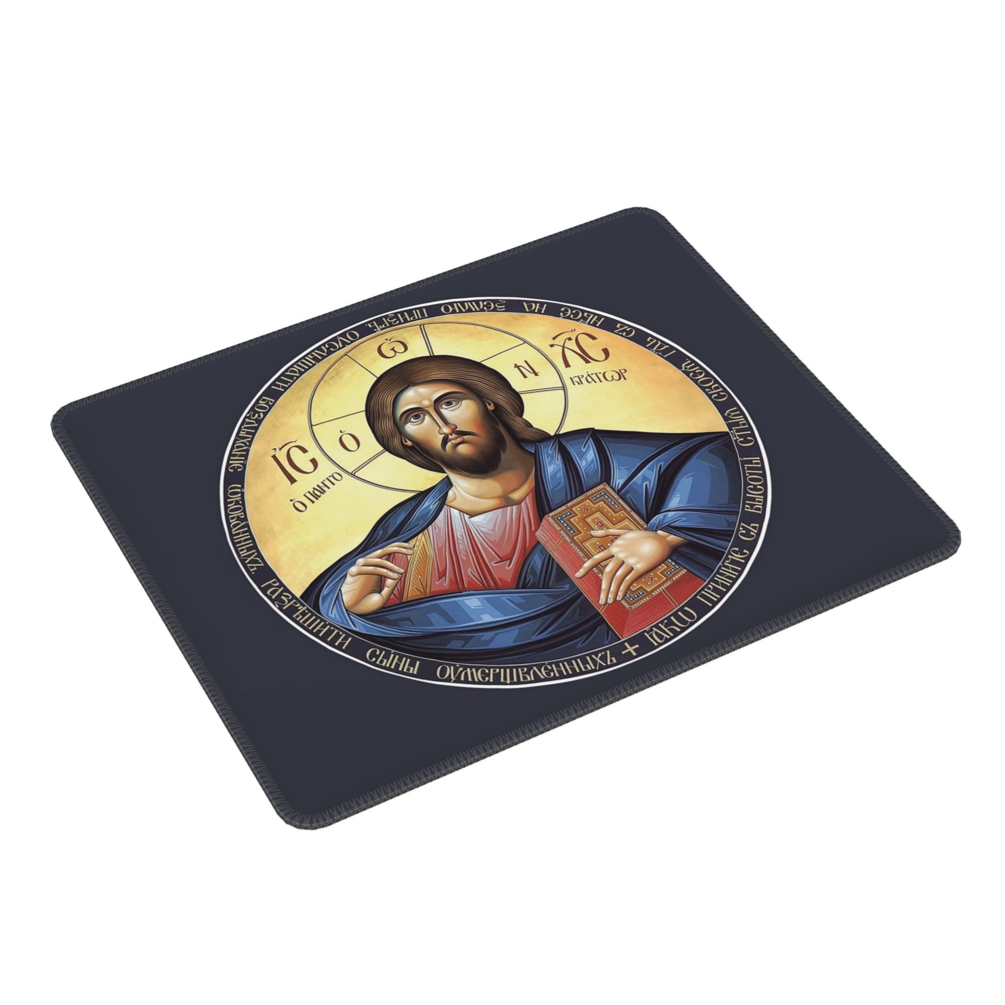 Gaming Accessories Icon - المسيح Pantocrator الأرثوذكسية أيقونة ماوس الوسادة