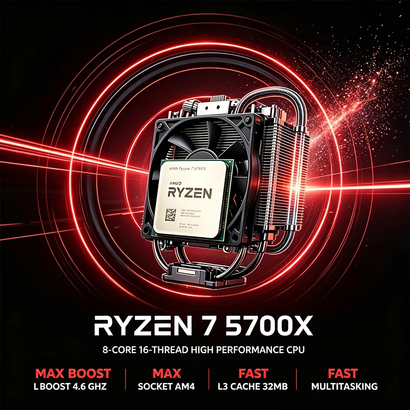 Amd Cpu Ryzen 7 - معالج AMD Ryzen 7 5700X ثماني