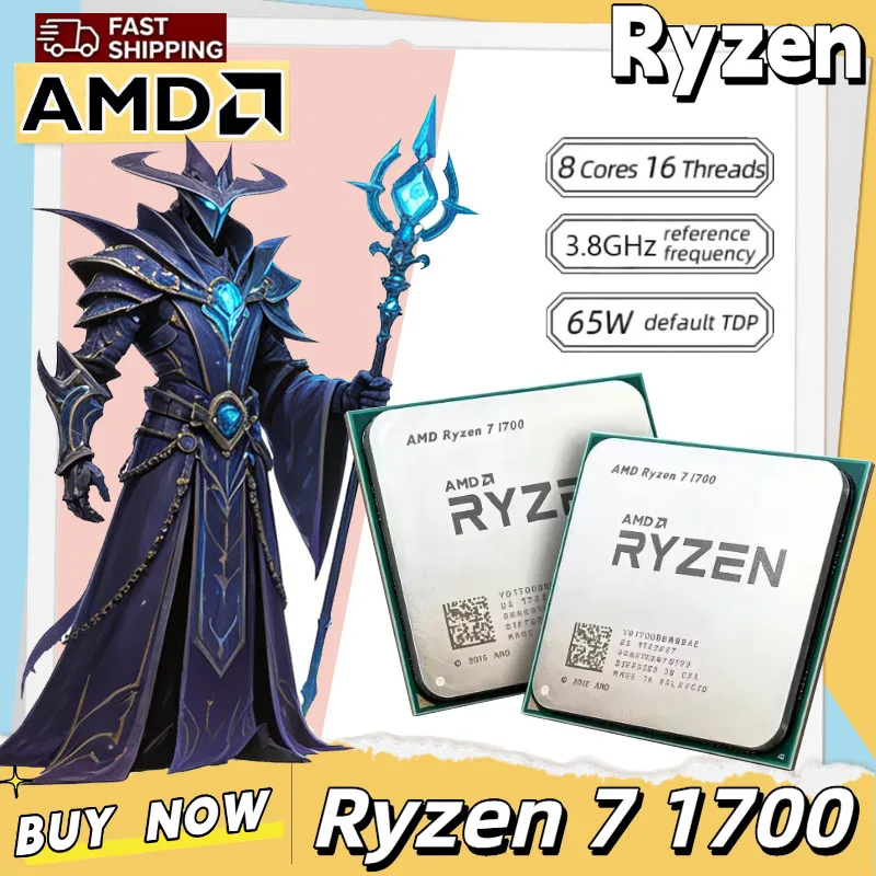 Amd Cpu Ryzen 7 - معالج AMD Ryzen 7 1700 بسرعة