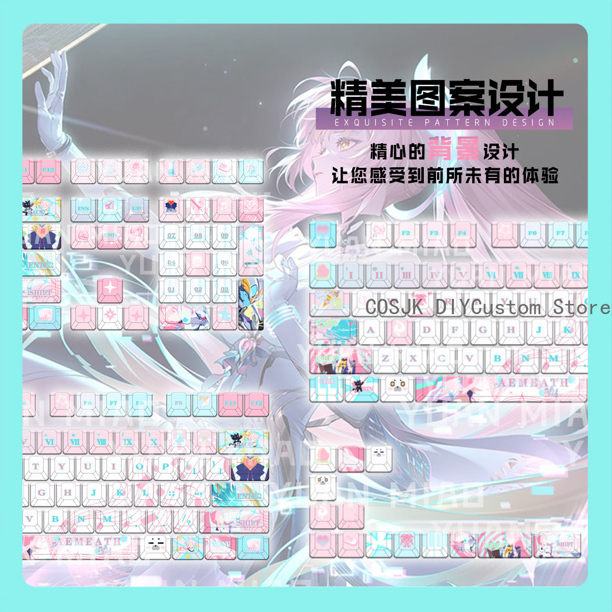 122 مفتاحًا بتصميم أنمي Wuther - مراجعة Gaming Accessories Keyboards وسعره