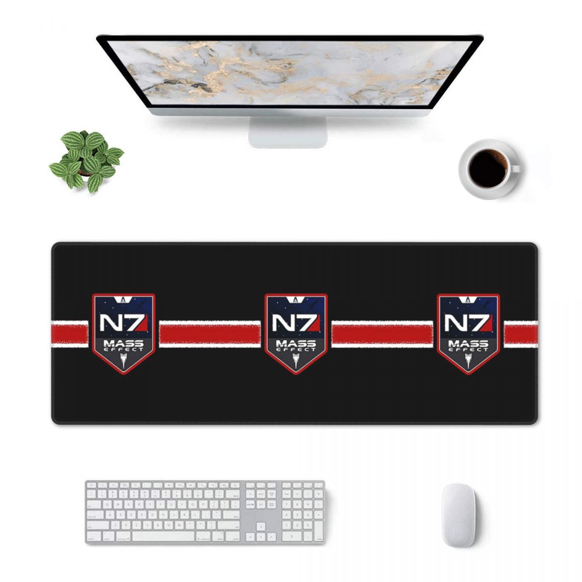 بساط فأرة كبير N7 بتصميم جديد، - مراجعة Gaming Accessories Icon وسعره