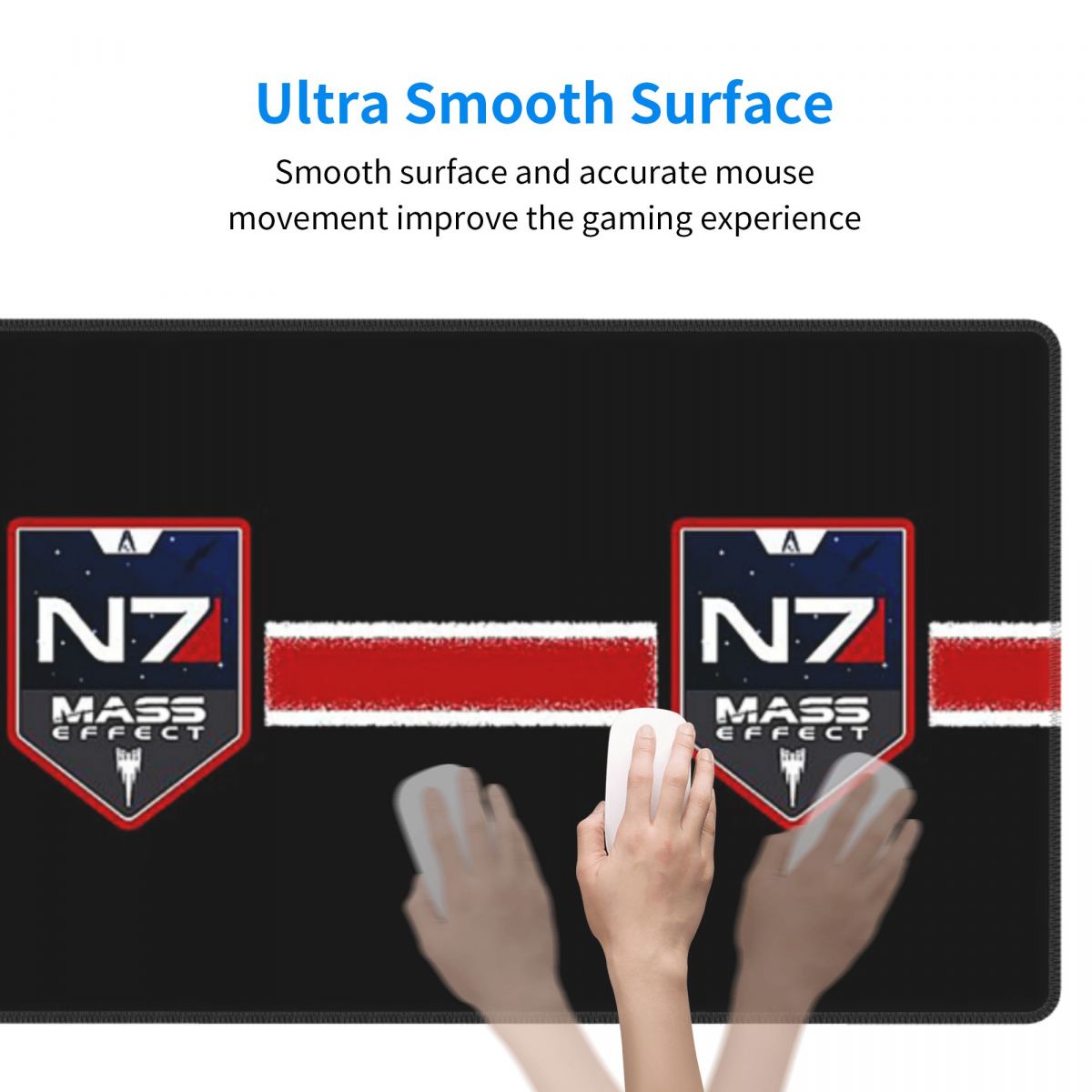 بساط فأرة كبير N7 بتصميم جديد، - مراجعة Gaming Accessories Icon وسعره