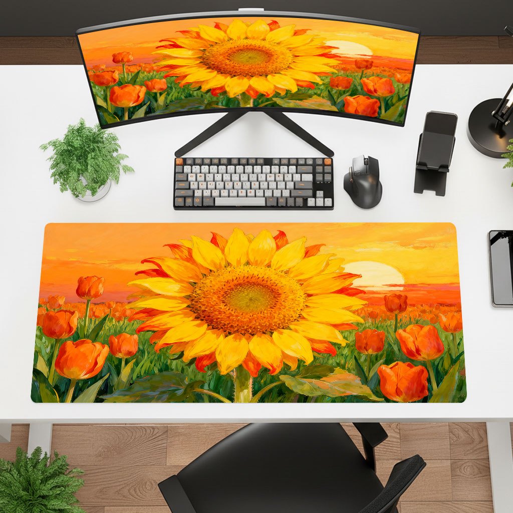لوحة ماوس بتصميم عباد الشمس ال - مراجعة Gaming Accessories Brands وسعره