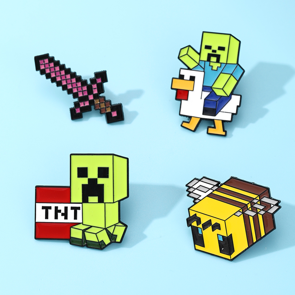 4 قطع دبابيس مينا بتصميمات دجا - مراجعة Gaming Accessories To Gift وسعره