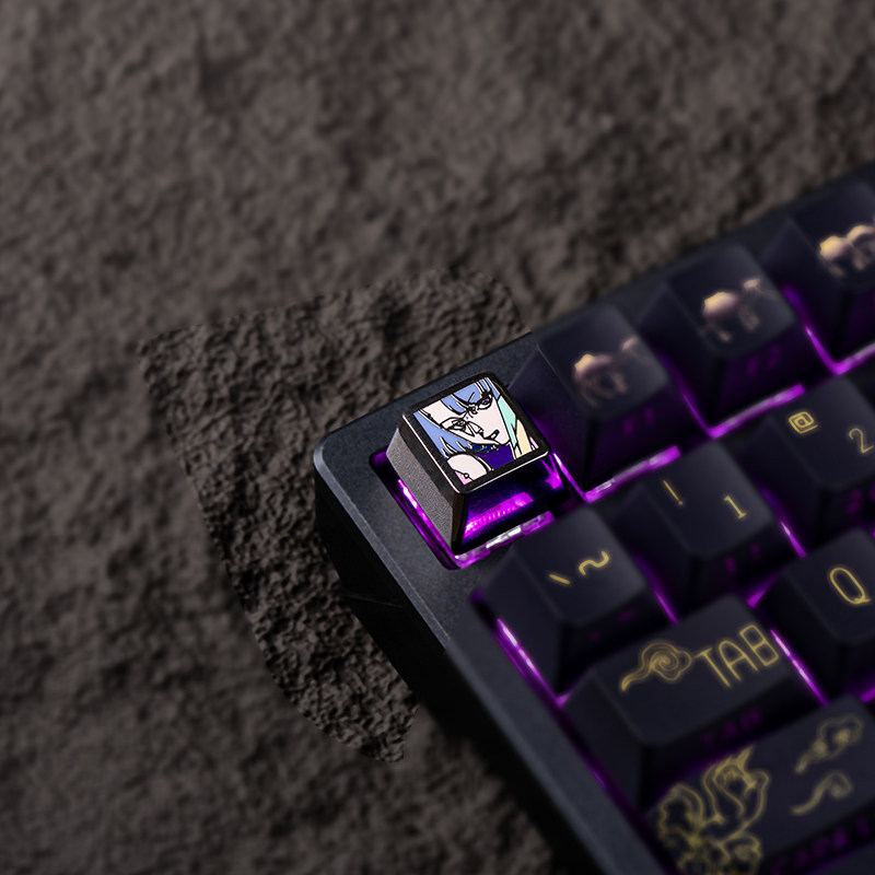 أغطية مفاتيح أنيمي بتصميم سايب - مراجعة Gaming Accessories Keyboards وسعره