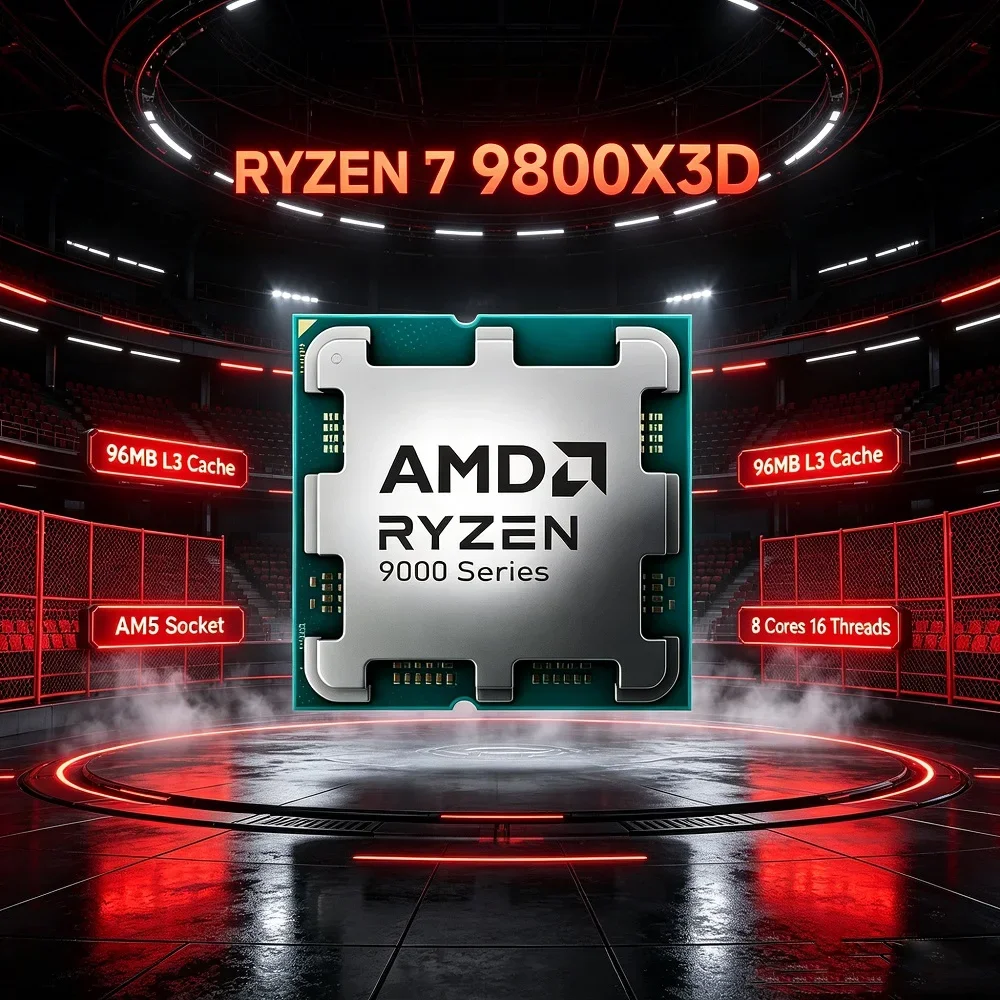 معالج Ryzen 7 9800X3D من AMD،  - مراجعة Amd Cpu Ryzen 7 وسعره