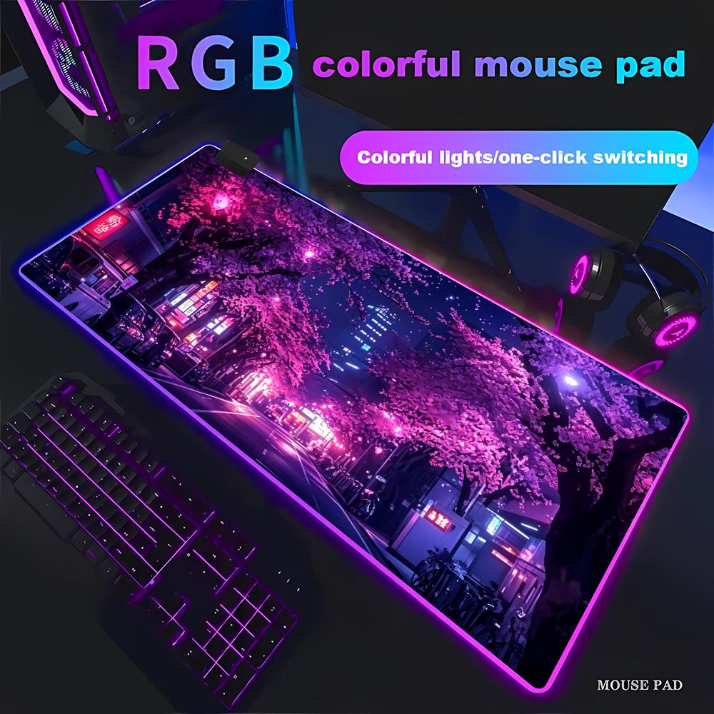 لوحة ماوس RGB بتصميم الشارع ال - مراجعة Gaming Accessories Officeworks وسعره