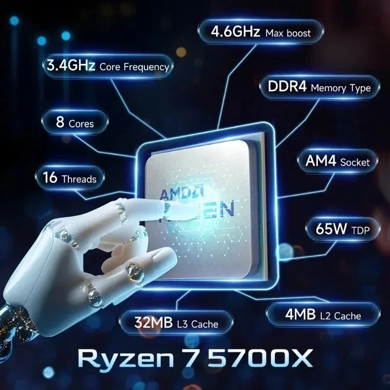 معالج AMD Ryzen 7 5700X بسرعة  - مراجعة Amd Cpu Ryzen 7 وسعره